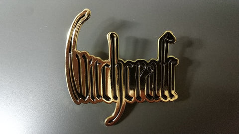Witchcraft- BIG Gold Metal Pin - Logo